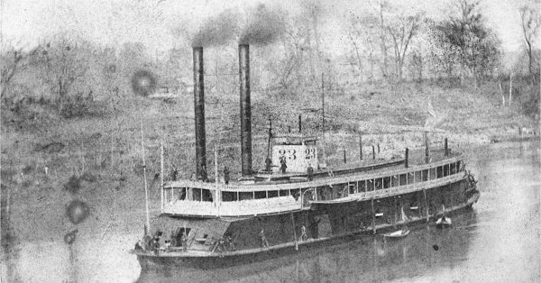 USS Silver Lake, a Union Navy gunboat during the Civil War. (Library of Congress photo)