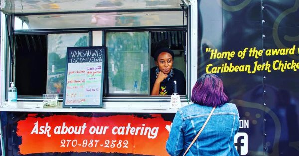 Zirconia Alleyne at food truck