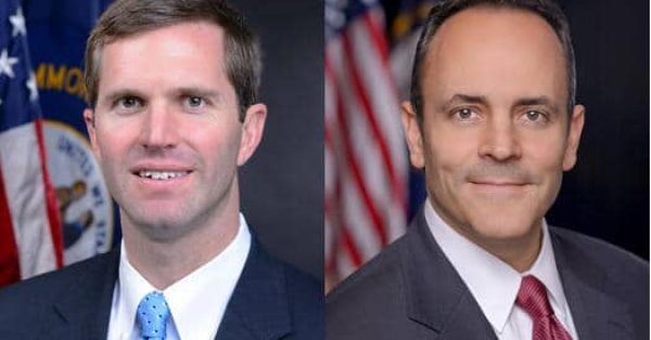 Andy Beshear and Matt Bevin