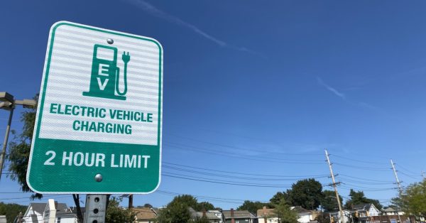 electrical vehicle charging sign