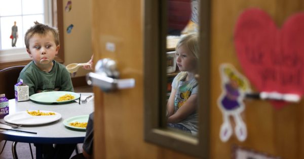 child at day care