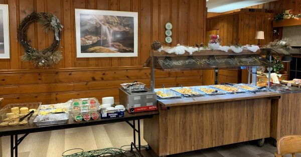 Pennyrile Forest State Resort Park in Dawson Springs, KY is providing housing and three meals per day to residents displaced by tornadoes. (Photo by Lisa Autry, WKYU)