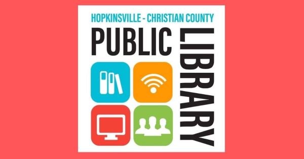 public library logo feature