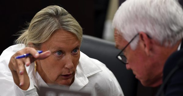Republican Sen. Julie Raque Adams of Louisville has pushed for the implementation of Senate Bill 151, to give kinship caregivers more time to apply for foster care benefits, since the cabinet confirmed it did not intend to implement it in June 2024. (Legislative Research Commission photo)