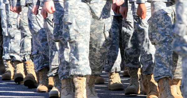 soldiers marching feature