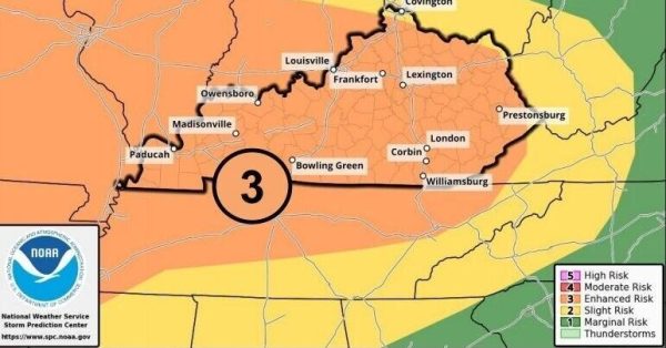 severe weather map